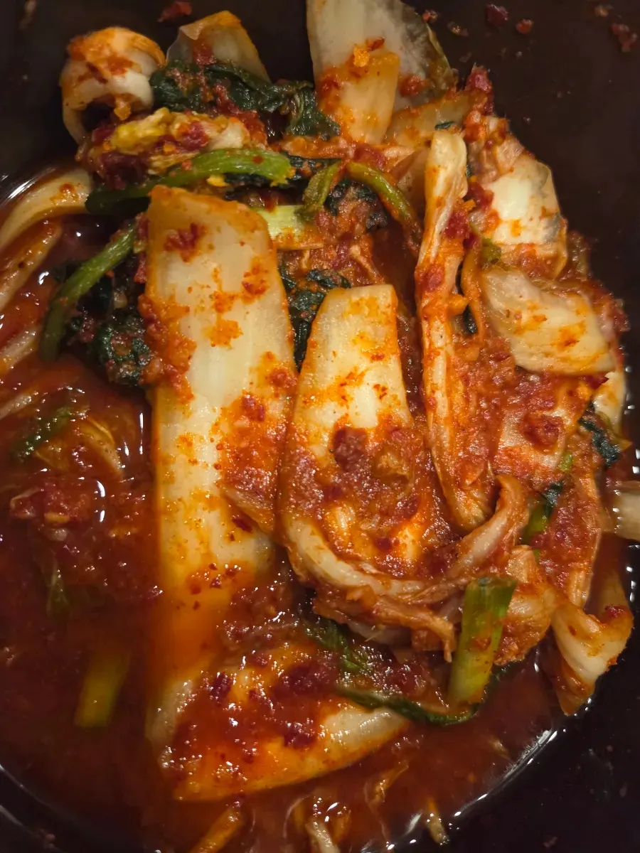 셀프바에서 담아온 수향미밥
