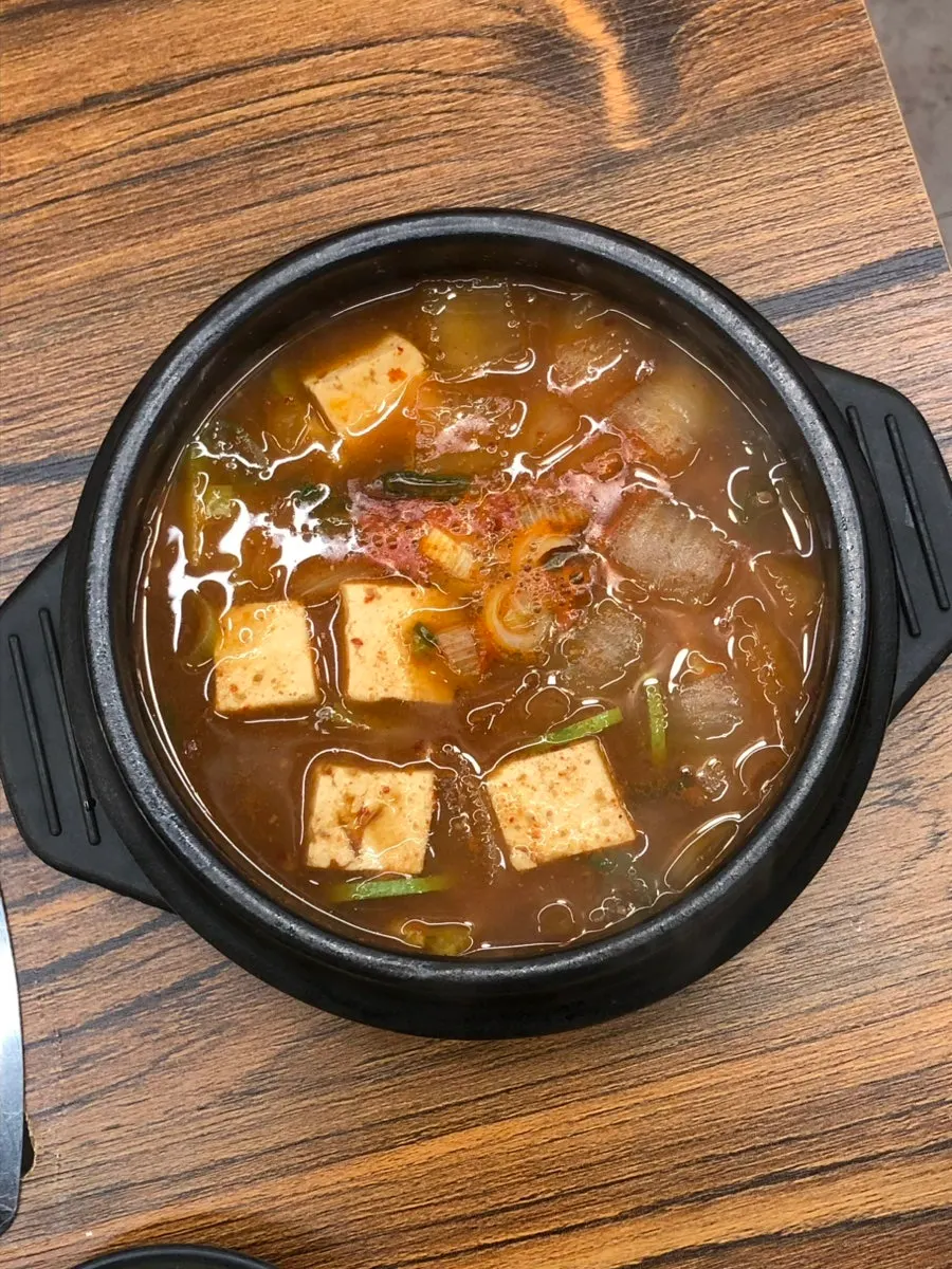 서비스로 나온 강원도 막장찌개