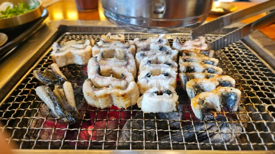 Charcoal-grilled freshwater eel