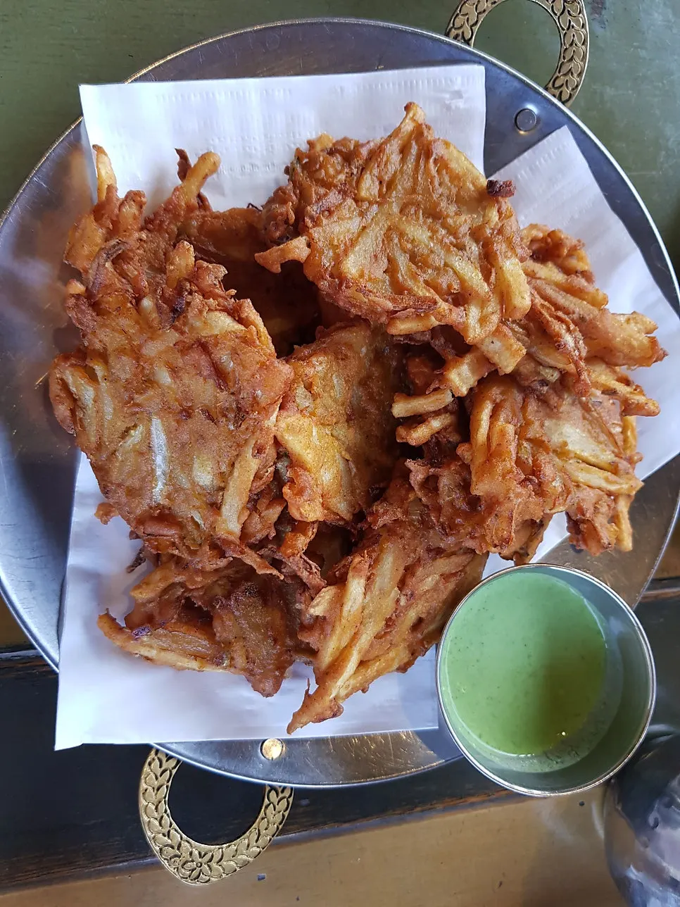 Close-up of vegetable pakora