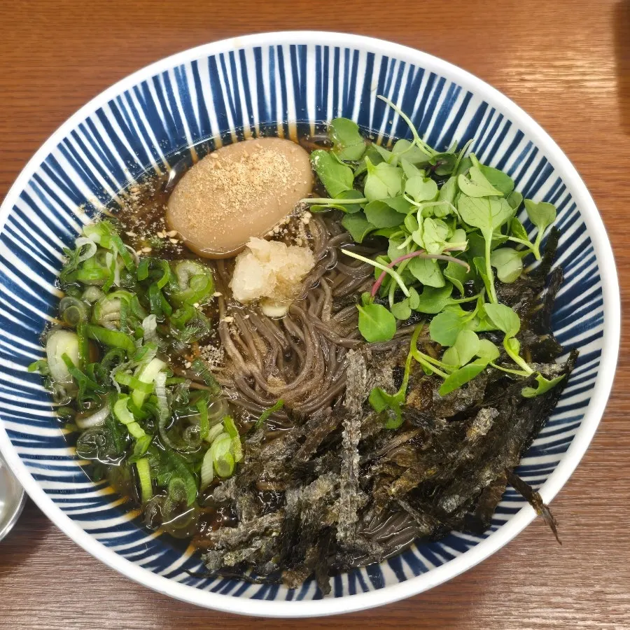 Cold soba set at Myeonsikdang Daegu Bogeondae