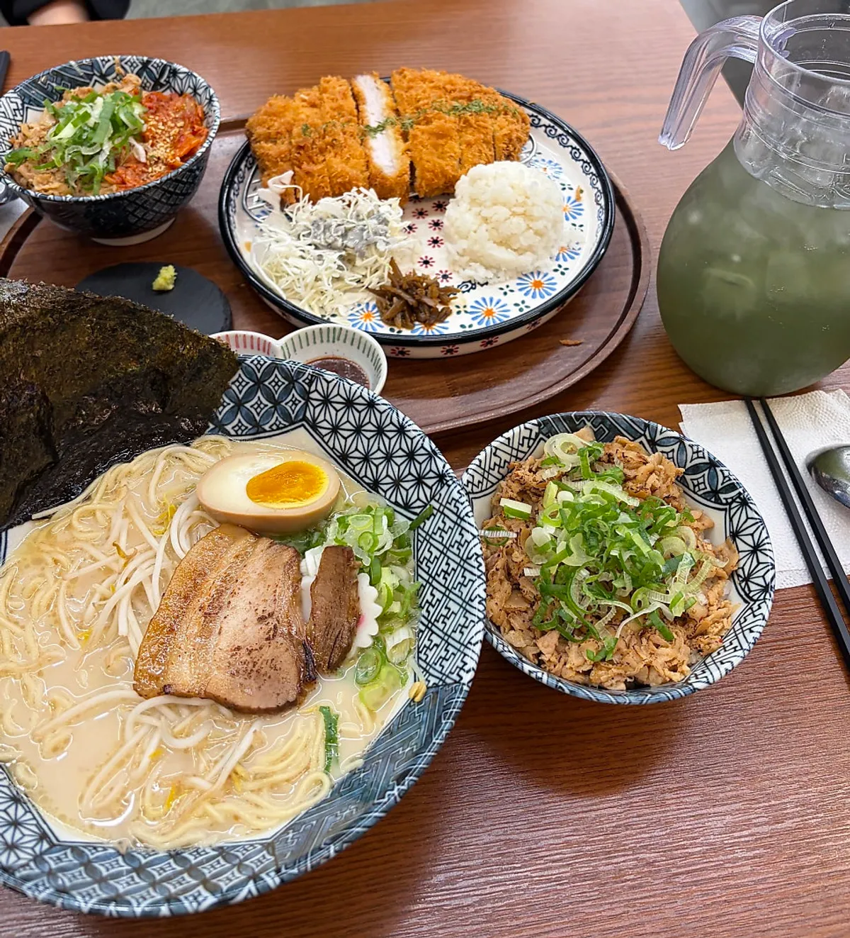 면식당 2인세트 구성 안내