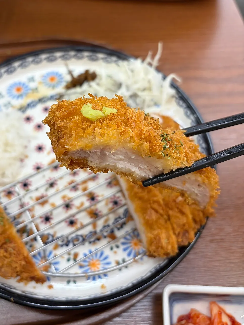 수제등심카츠 단면