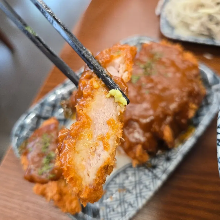 데미히레카츠 하프와 소스