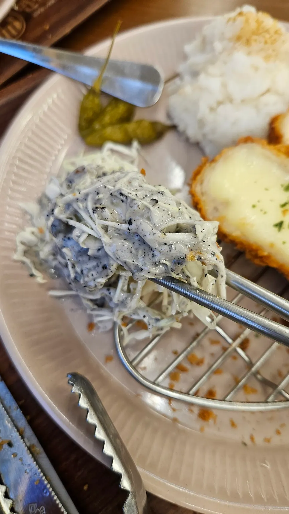 바삭한 수제등심카츠 단면