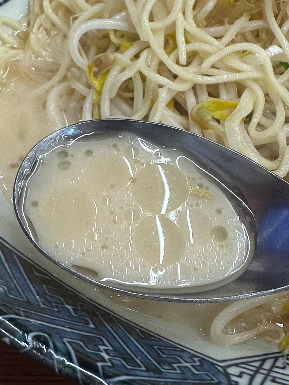 A bowl of milky-broth tonkotsu ramen