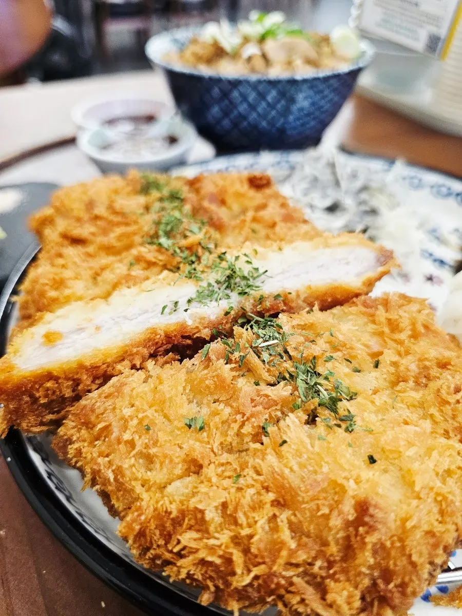 면식당 계명대점 수제등심카츠 접시