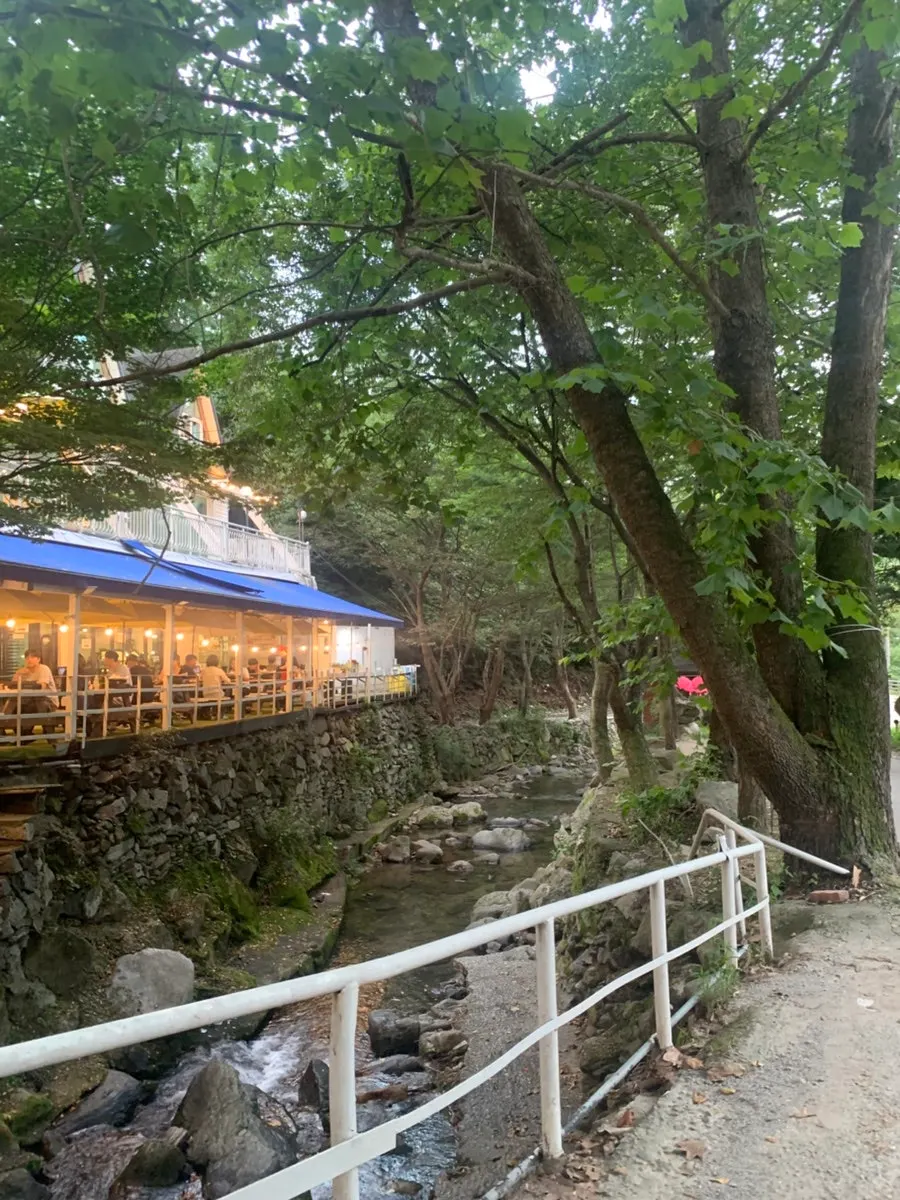 Exterior view of Arpeggio beside Myojeoksa Valley in Namyangju
