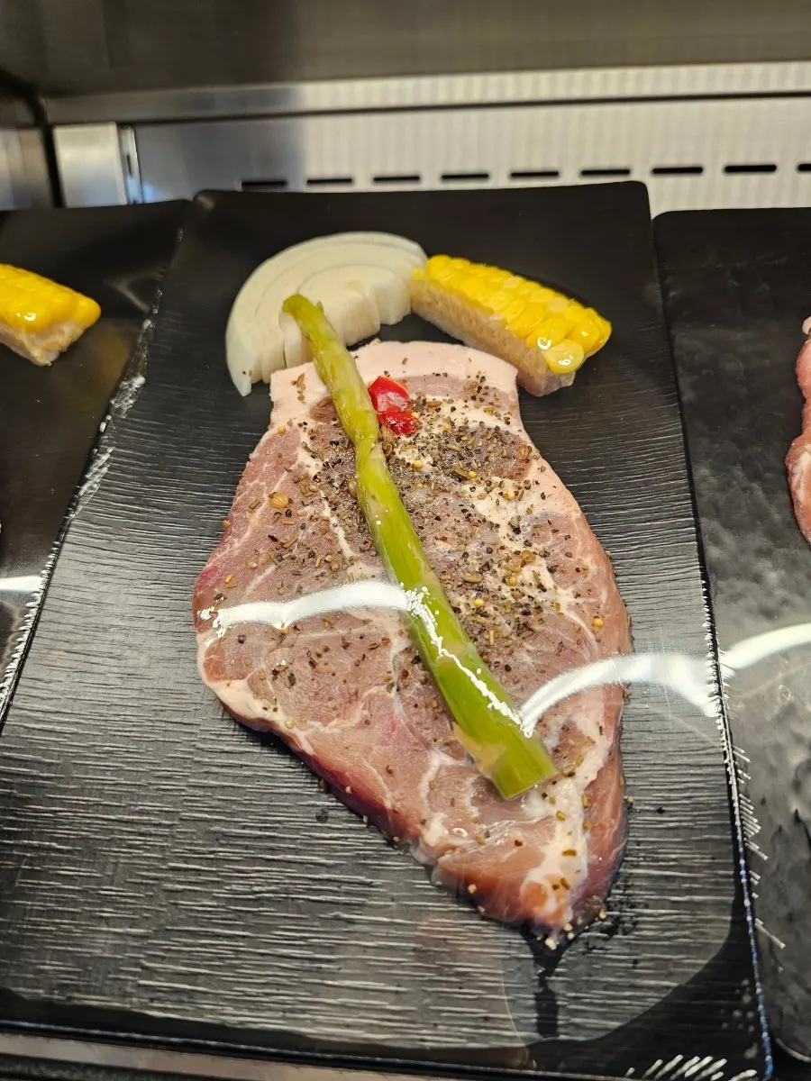 갈비분짜용 야채와 면 재료