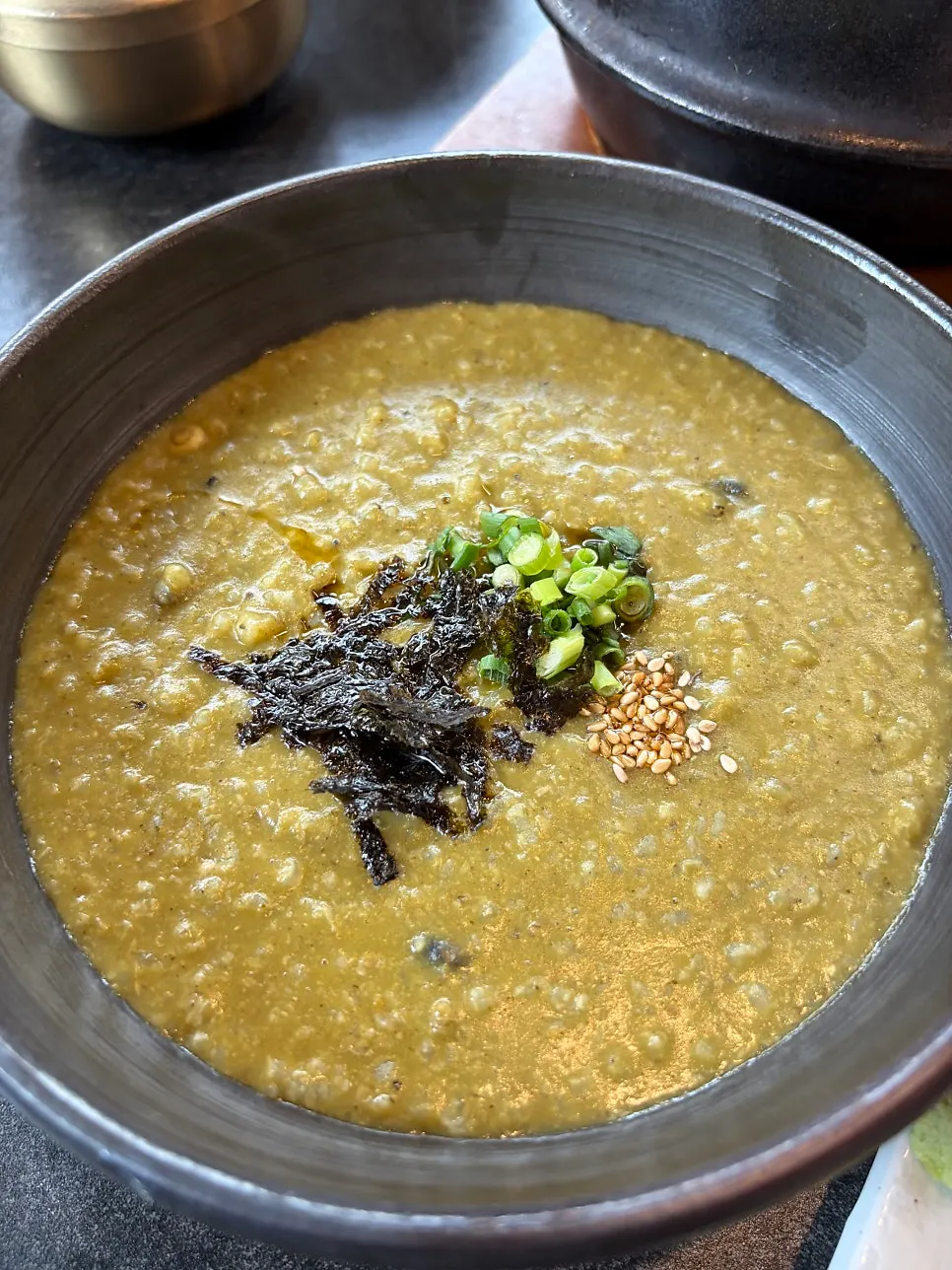 A spoonful of bori-jjuk