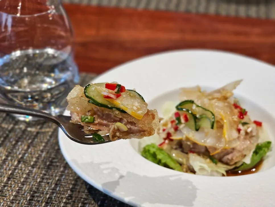 Herb chicken with special house dressing