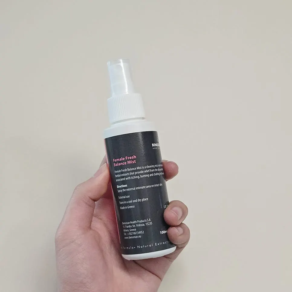 Cleansing mist carried in a bag