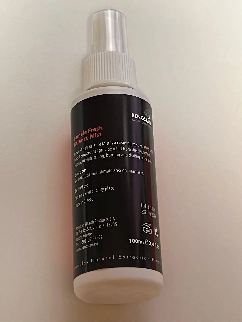 Mist used on active days