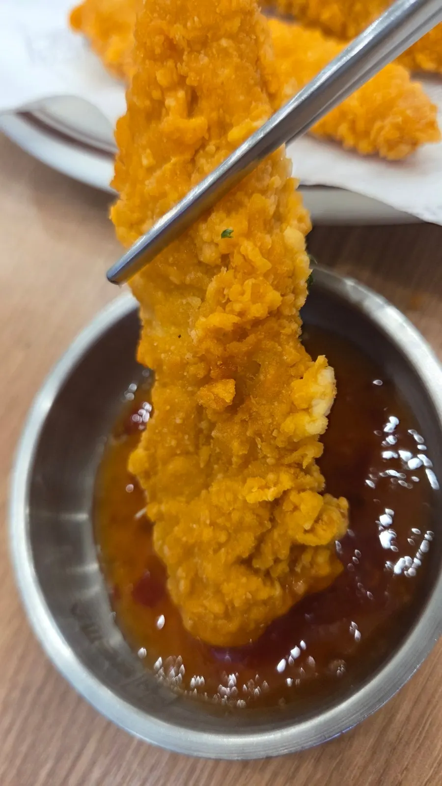 Crispy chicken tenderloin chicken tenders