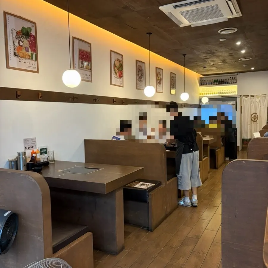 Menu information sign at Yuyu Shabu Naju Innovation City branch