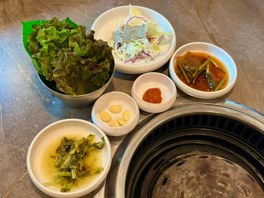 Plate of house-made side dishes