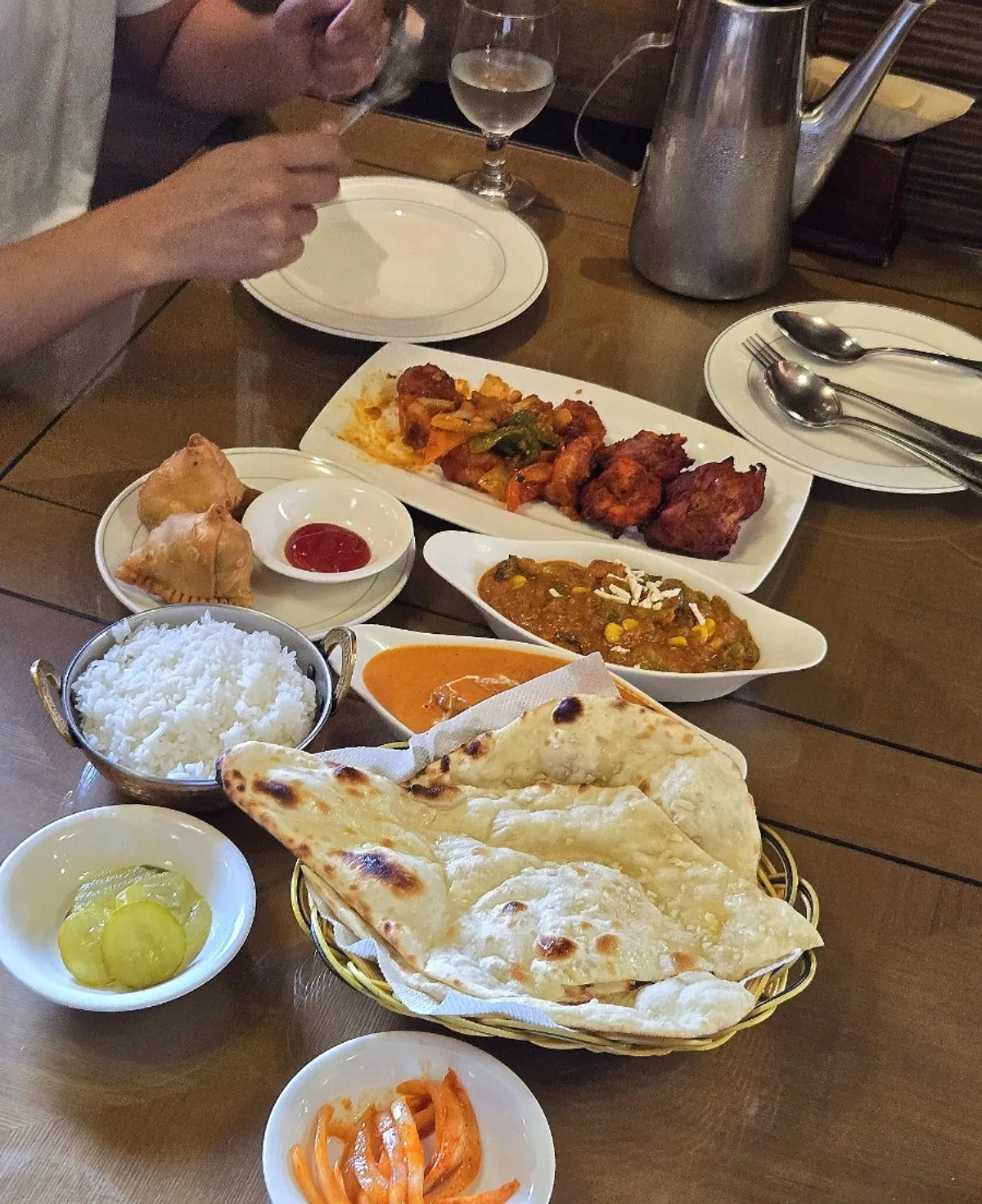 커플 2인세트 한 상 차림