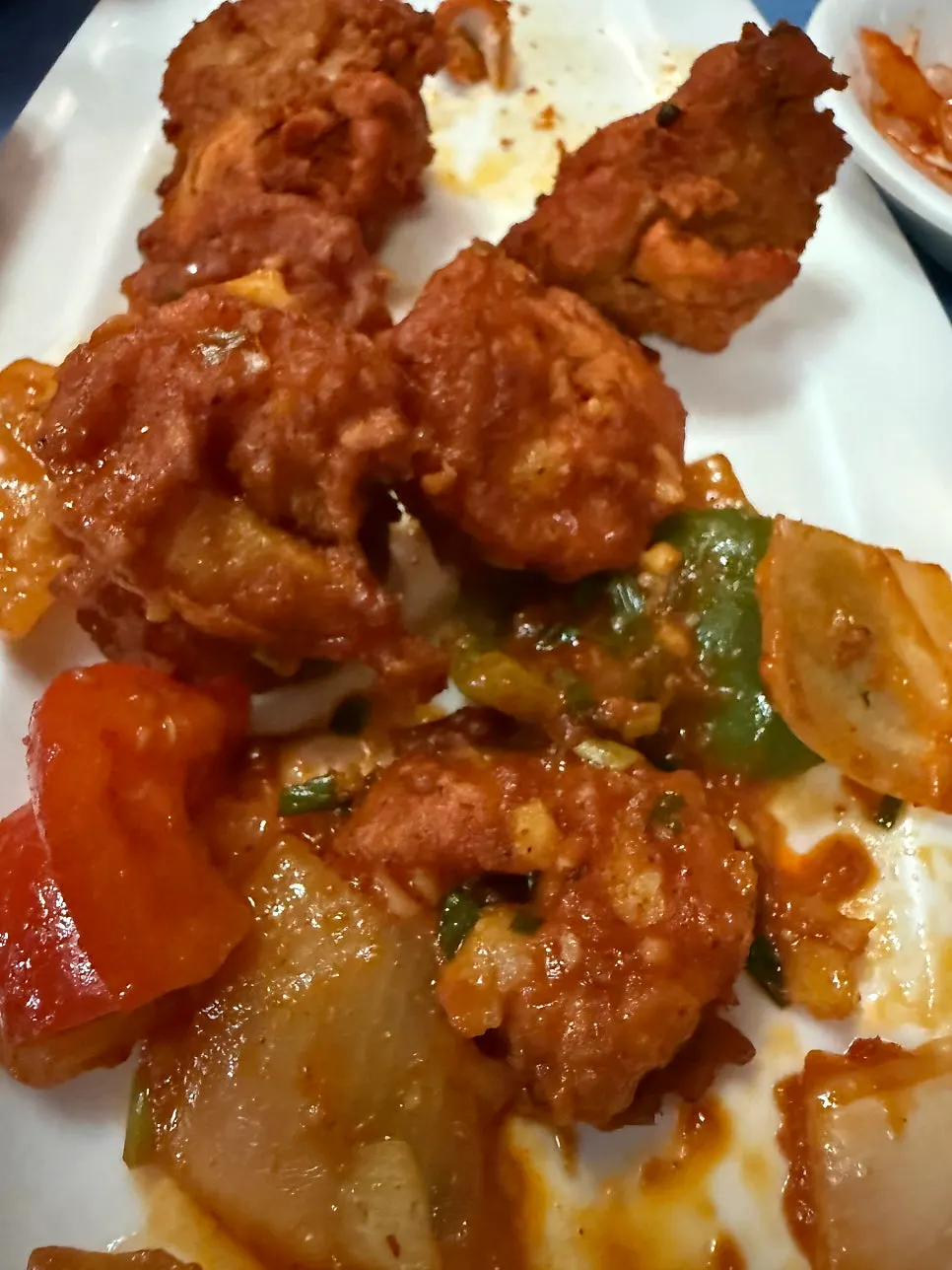 Close-up of vegetable curry bowl