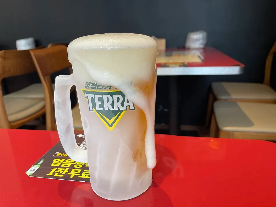Draft beer and highball menu