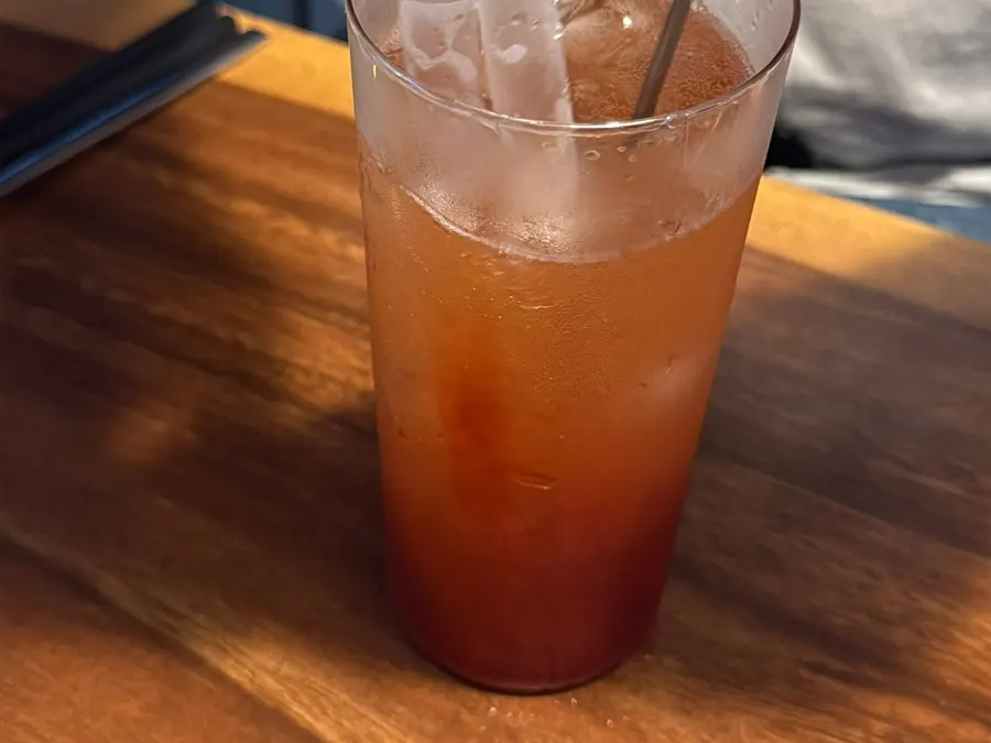 Plum ade served before the meal