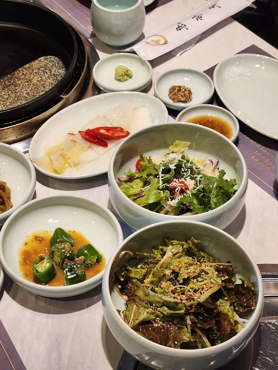 Hanwoo special-cuts menu