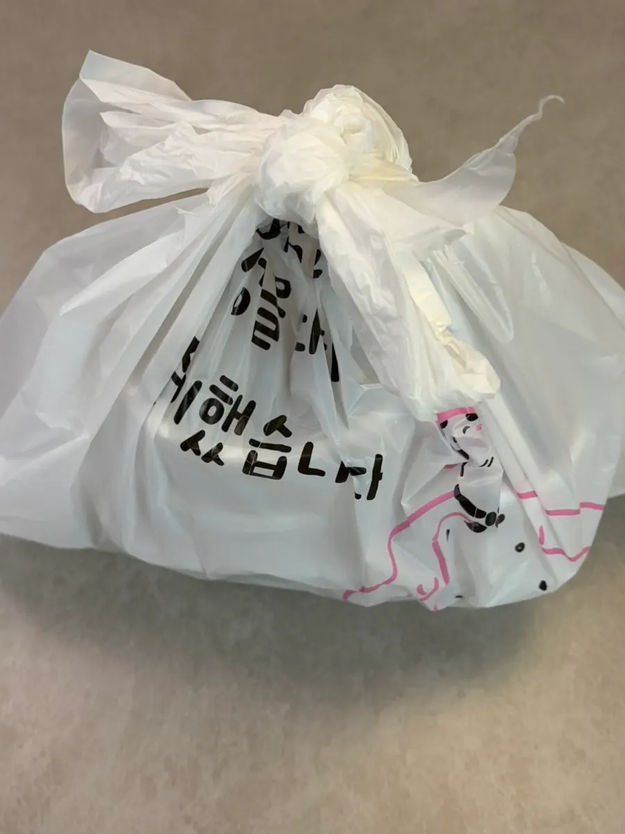 암뽕순대 포장 봉투