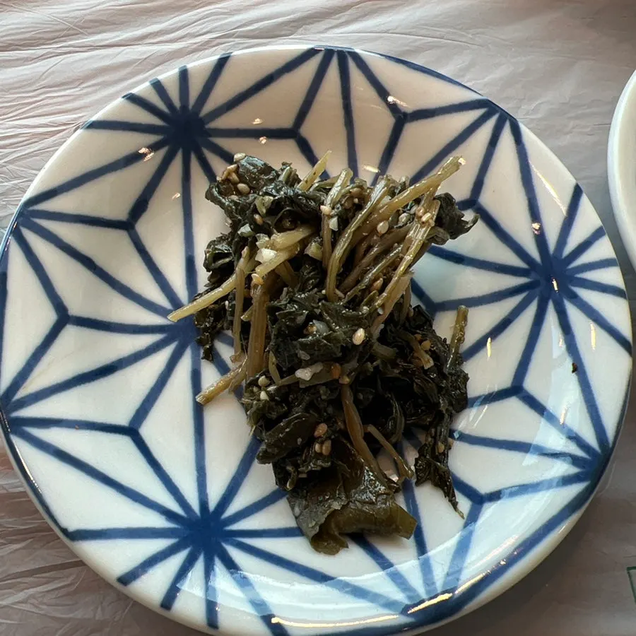 남항횟집 기본찬 접시