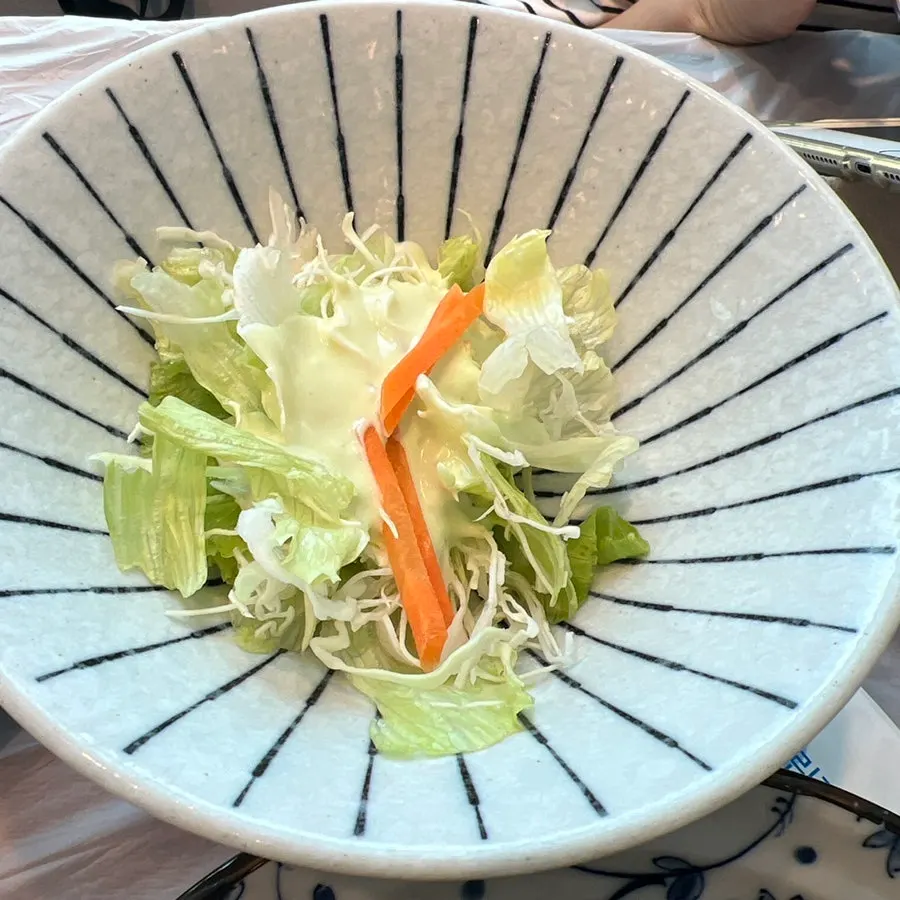 남항횟집 기본찬 접시
