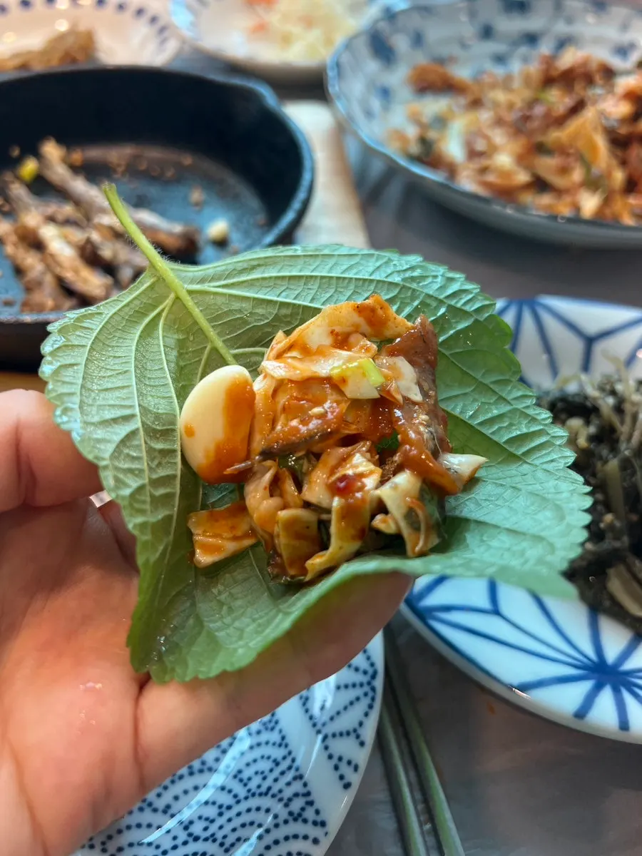 남항횟집 멸치회무침