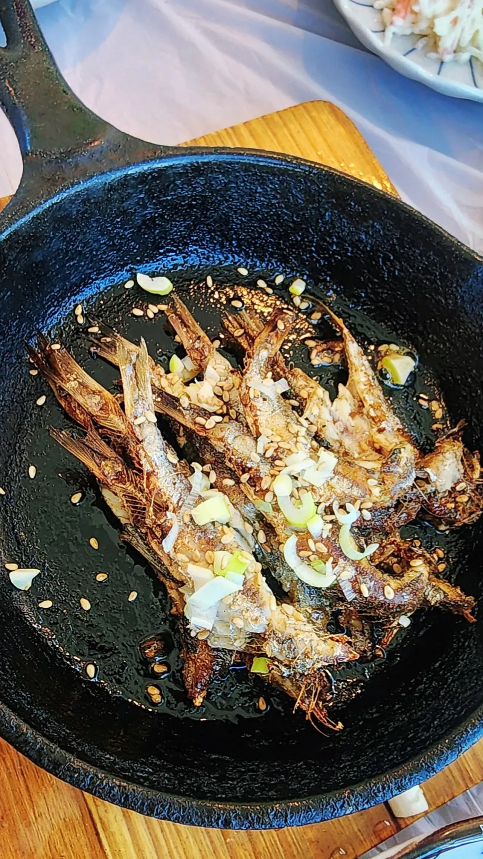 Spicy braised anchovy with radish