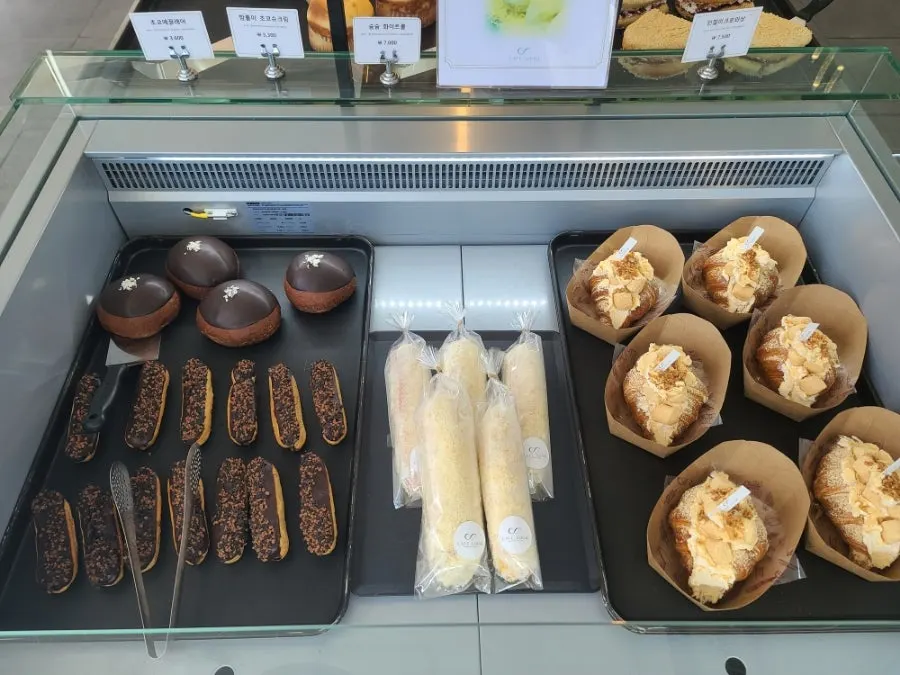 A variety of breads on display