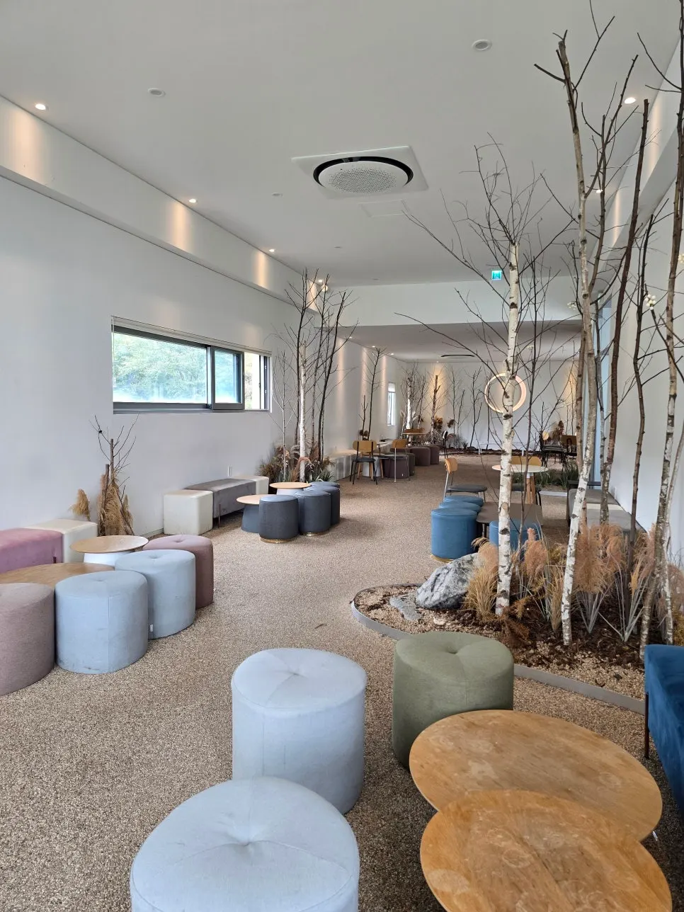 Interior of Sum viewed from the 2nd floor