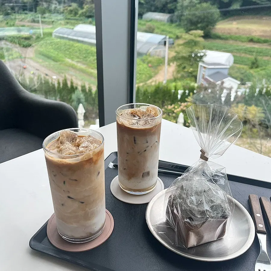 카페라떼와 바닐라빈라떼