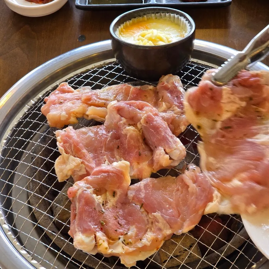 굽기 전 원조 소금구이 닭갈비 2인분