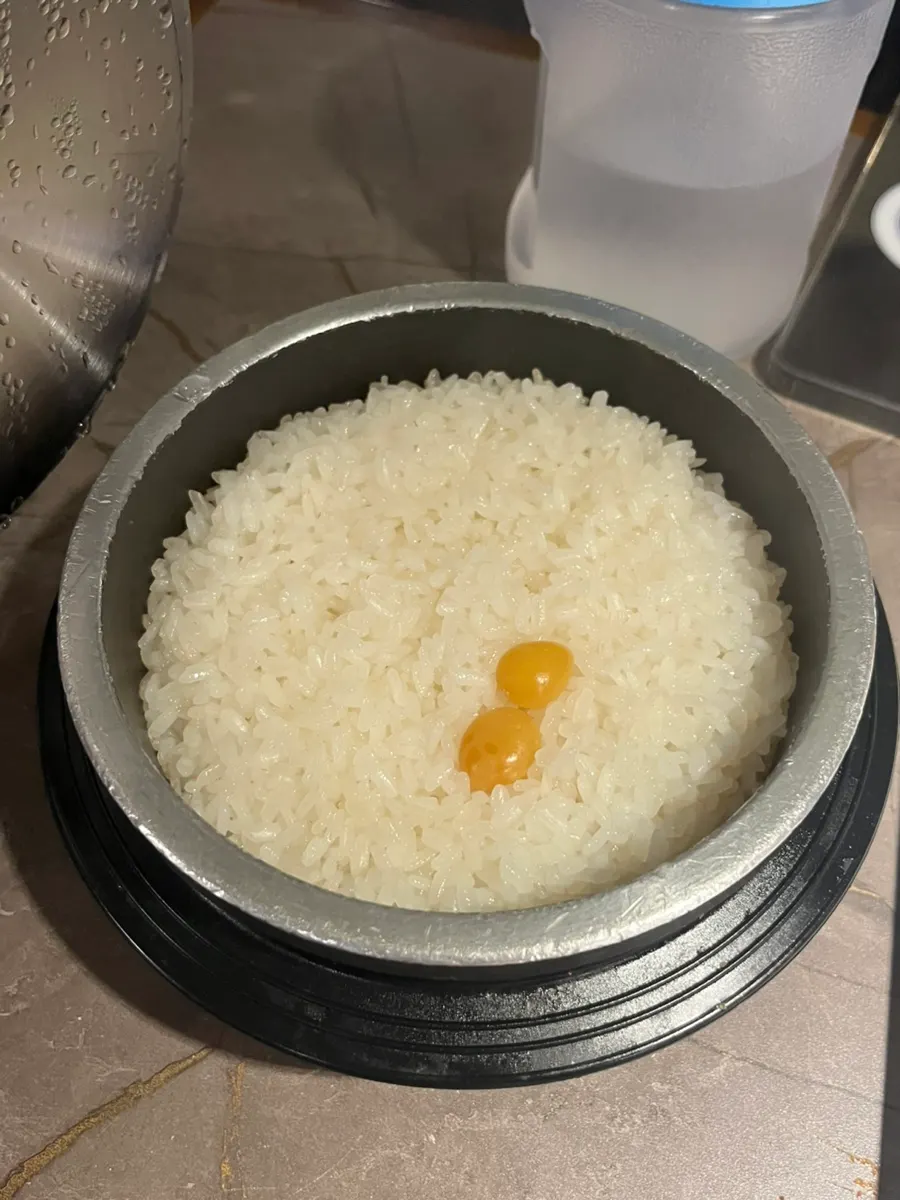 주문한 가마솥밥 상차림