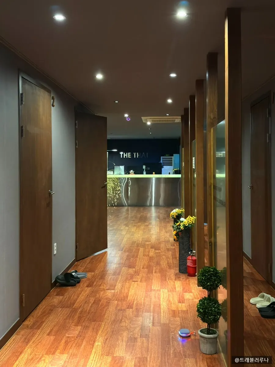 Check-in area after Naver reservation confirmation