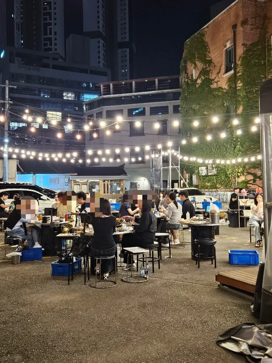 남포 야장 알전구 조명