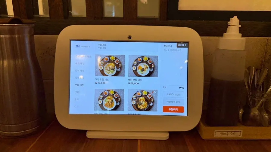 Ordering set meals at Daidokoro