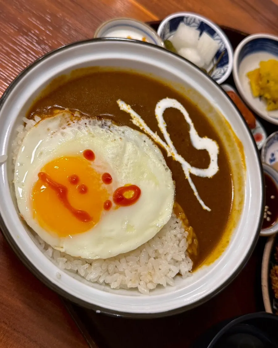 Neatly arranged Japanese home-style meal tray