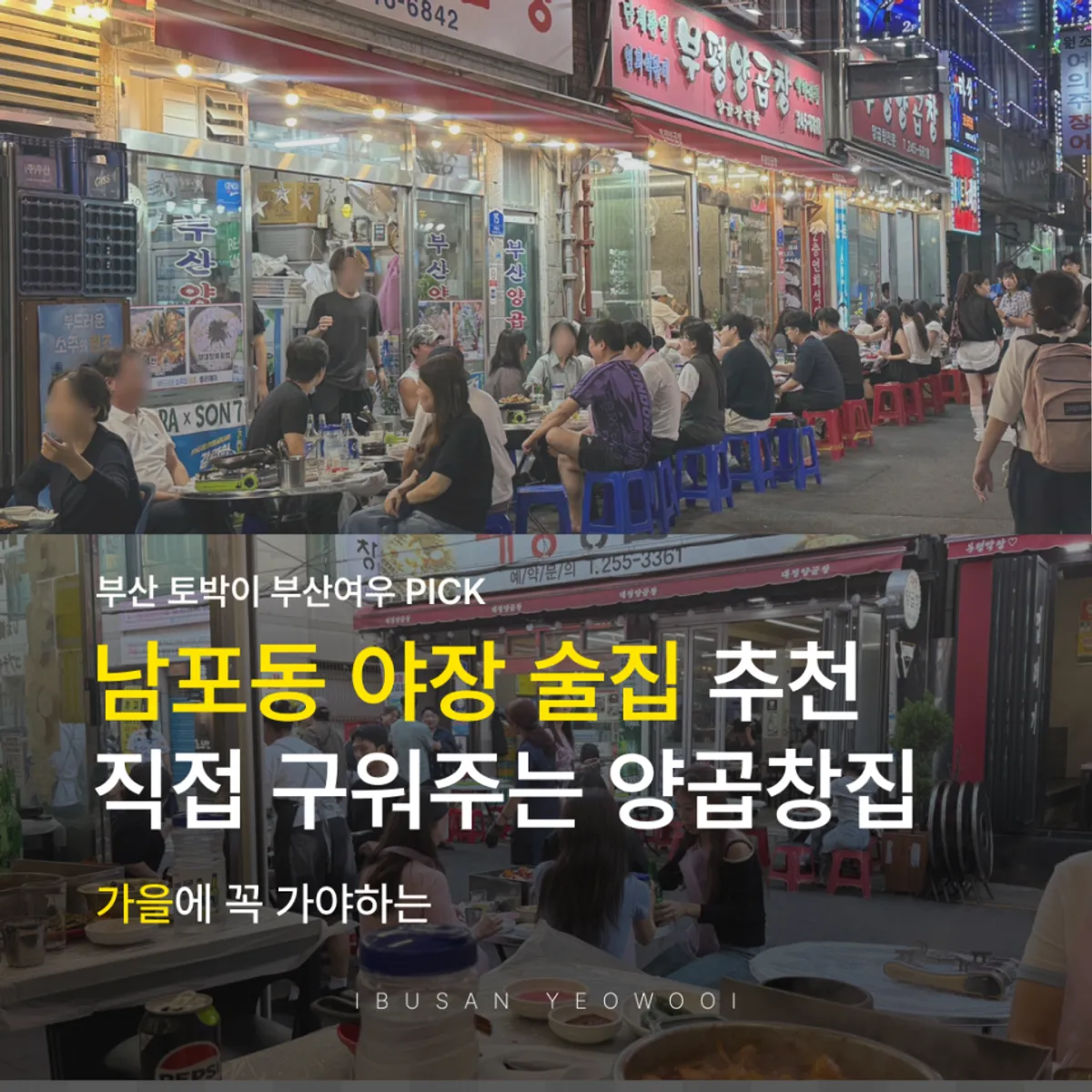 Signature stone-pan seasoned yang gopchang at Bupyeong Yang Gopchang