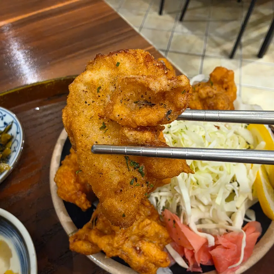 Salsa de curry del menú de karaage
