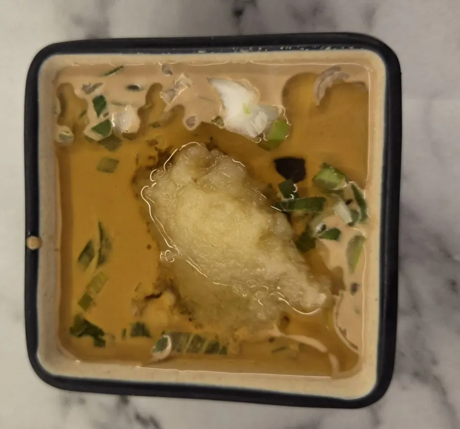 Bowl of peanut sesame sauce