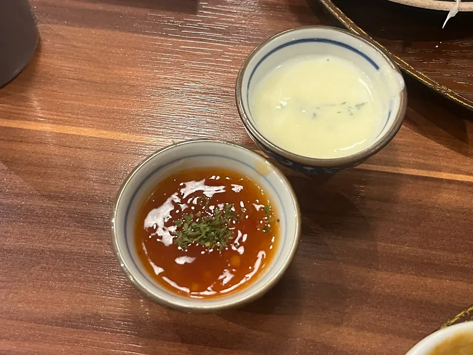 촉촉한 가라아게 정식 구성