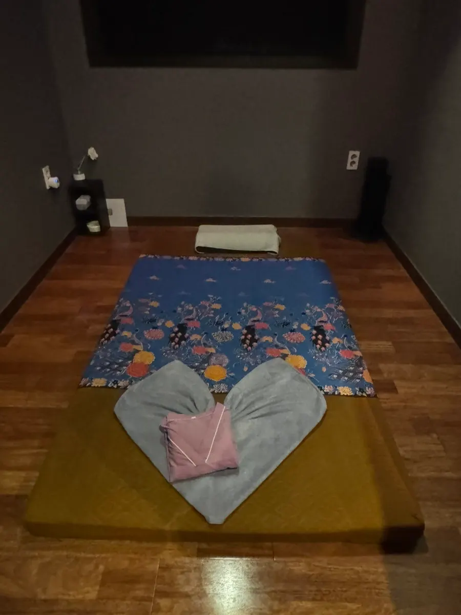 Interior of a massage treatment room