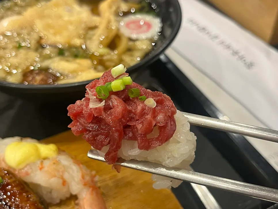 Eel sushi from the Sushi Set