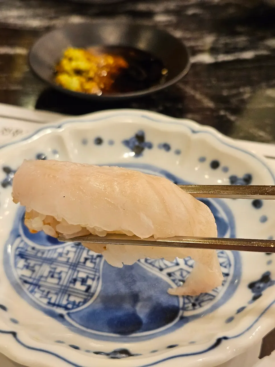 Egg sushi and futomaki roll