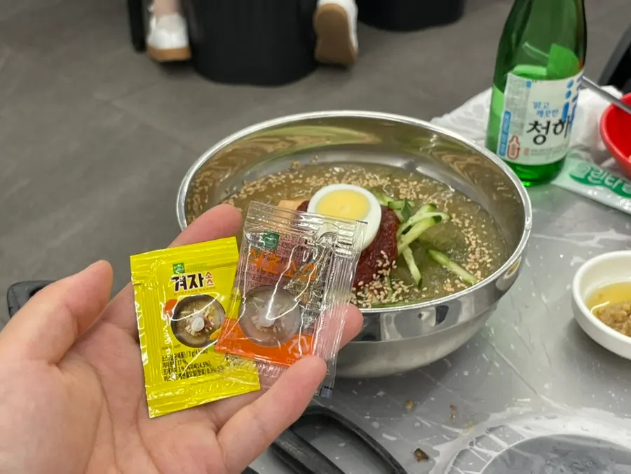 A bowl of cold noodles to finish