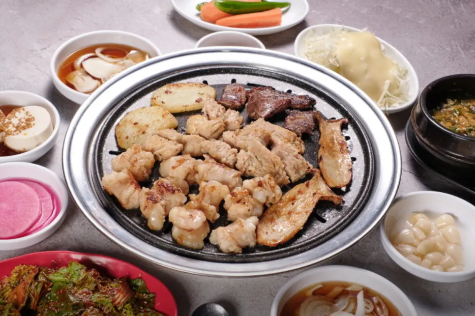 Wrapping up a visit to Bupyeong Yang Gopchang for salt-grilled offal