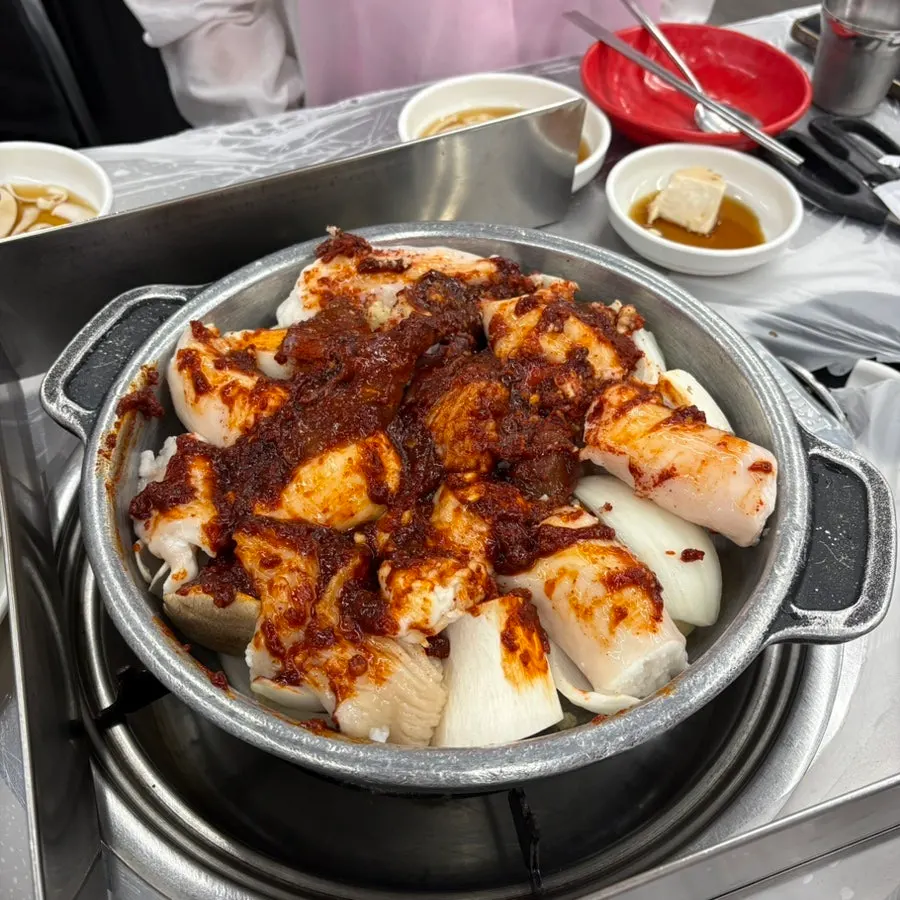 통으로 큼직하게 올라간 대창