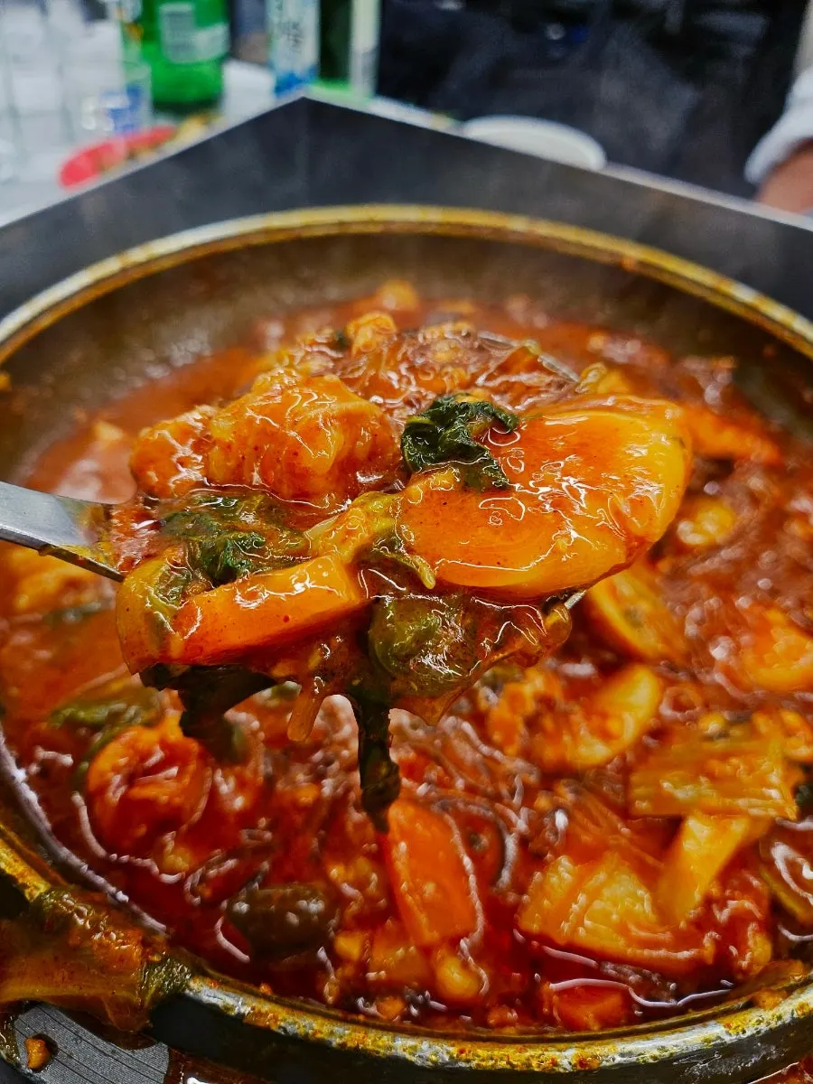 Table secured at Bupyeong Yang Gopchang
